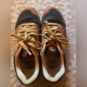 Women’s Lems brown trail hiking sneakers